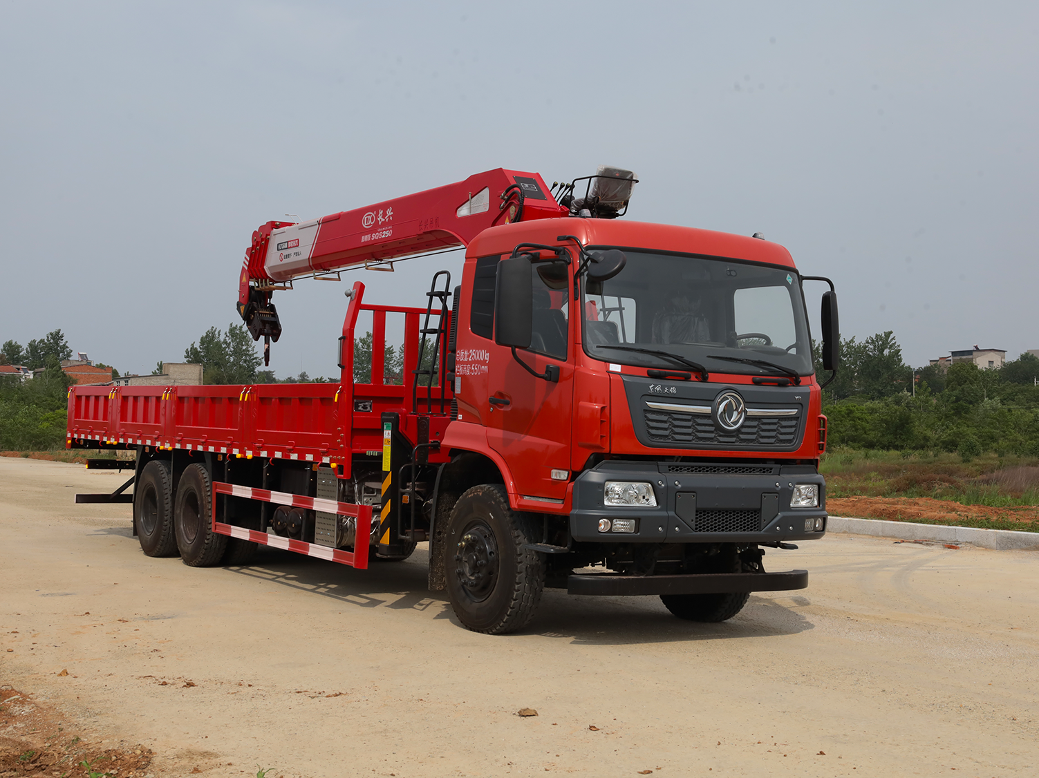 东风天锦后八轮随车吊长兴12吨5节